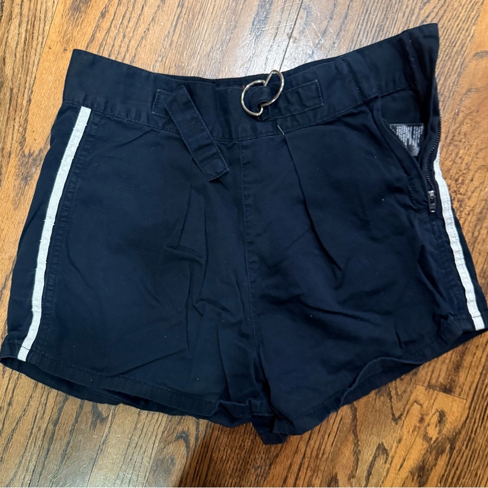 BDG Black High Waist Women's Shorts with White Accents size 4